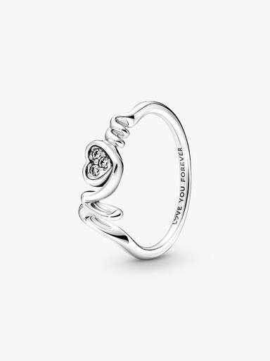 Anel Mum Pavé Heart