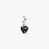 Mini-Conta Pendente Coração Chakra Preto Pandora ME Mini-Conta Pendente Coração Chakra Preto Pandora ME