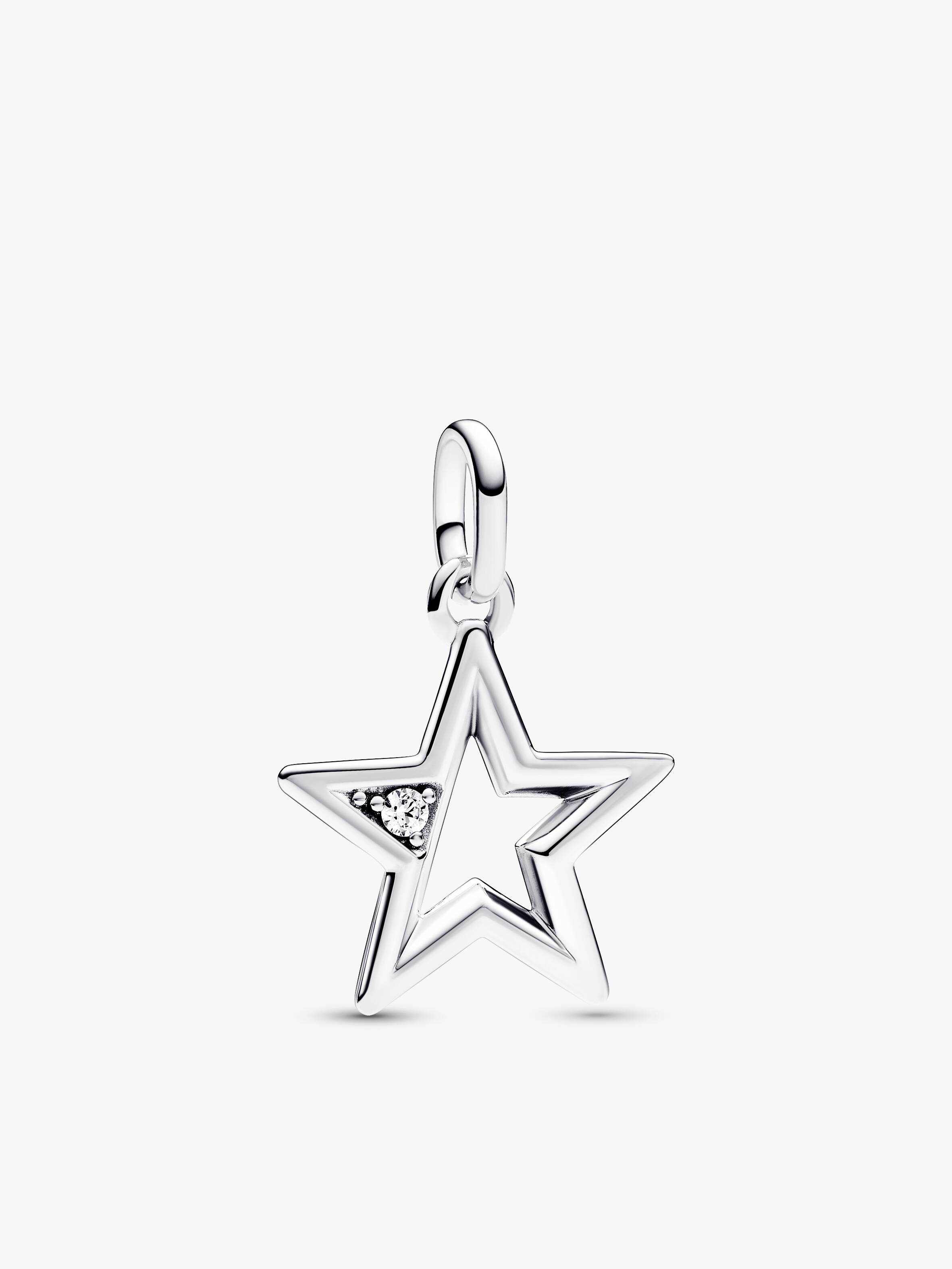 Conta Medalhão Estrela Brilhante Pandora ME