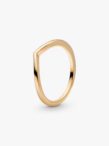 Anel Polido Wishbone