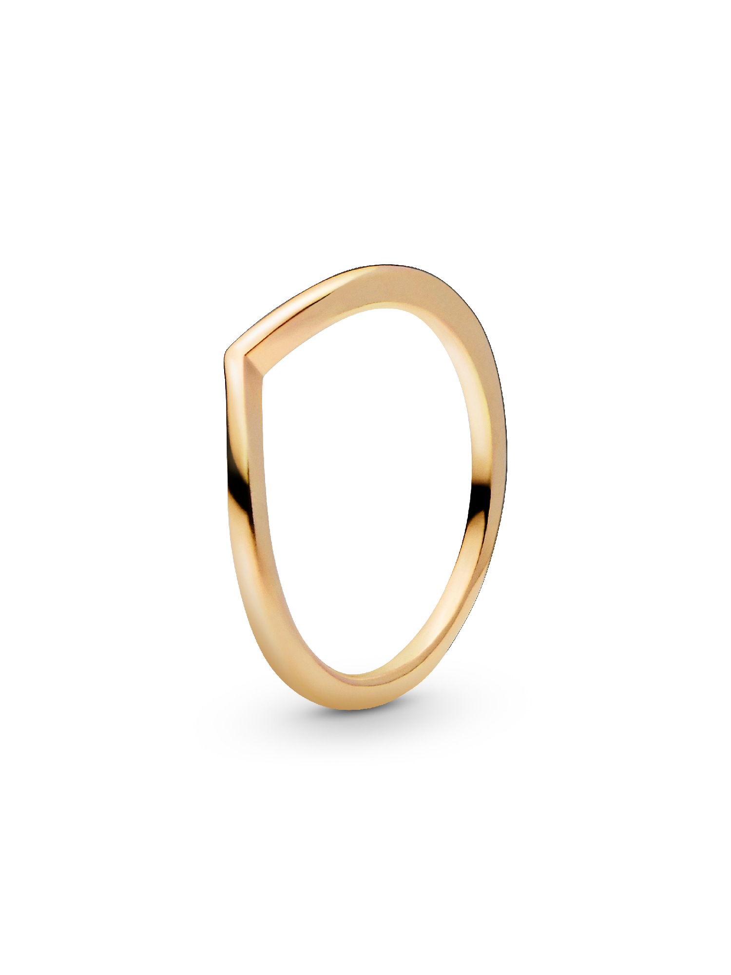 Anel Polido Wishbone