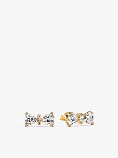 Conjunto de Joias Laço Brilhante Dourado