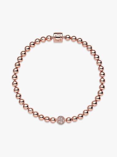 Pulseira Esferas e Pavé