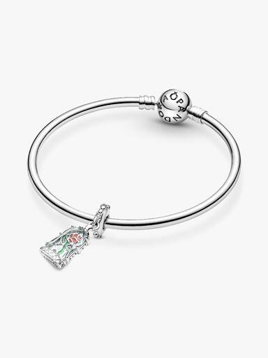 Conta Pendente Enchanted Rose Bela e o Monstro Disney