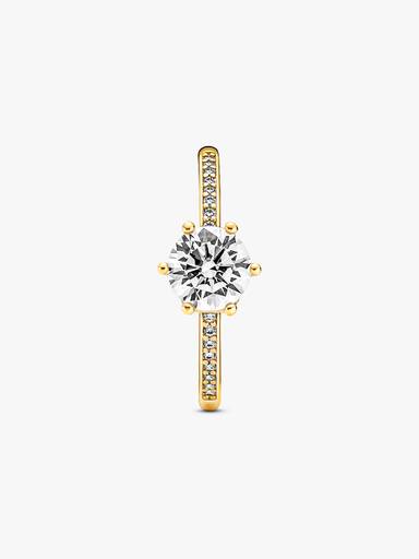 Anel Clear Brilhante CFilan Solitaire