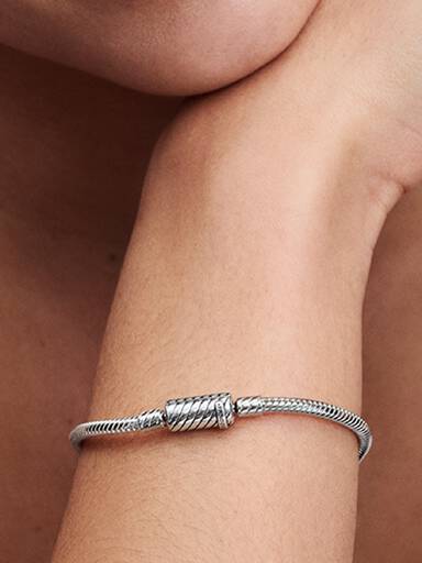 Pulseira Malha Snake Fecho Magnético Easy-Close