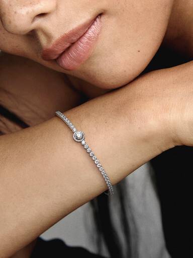 Pulseira de zircónias Sparkling Halo