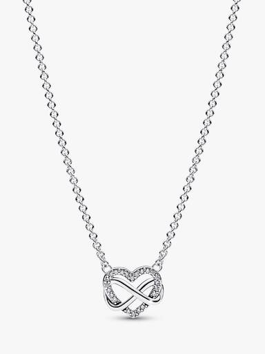 Colar Sparkling Infinity Heart