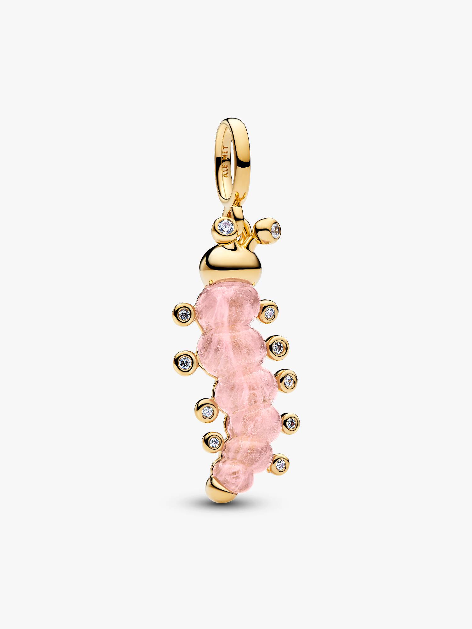 Conta Caterpillar Rosa