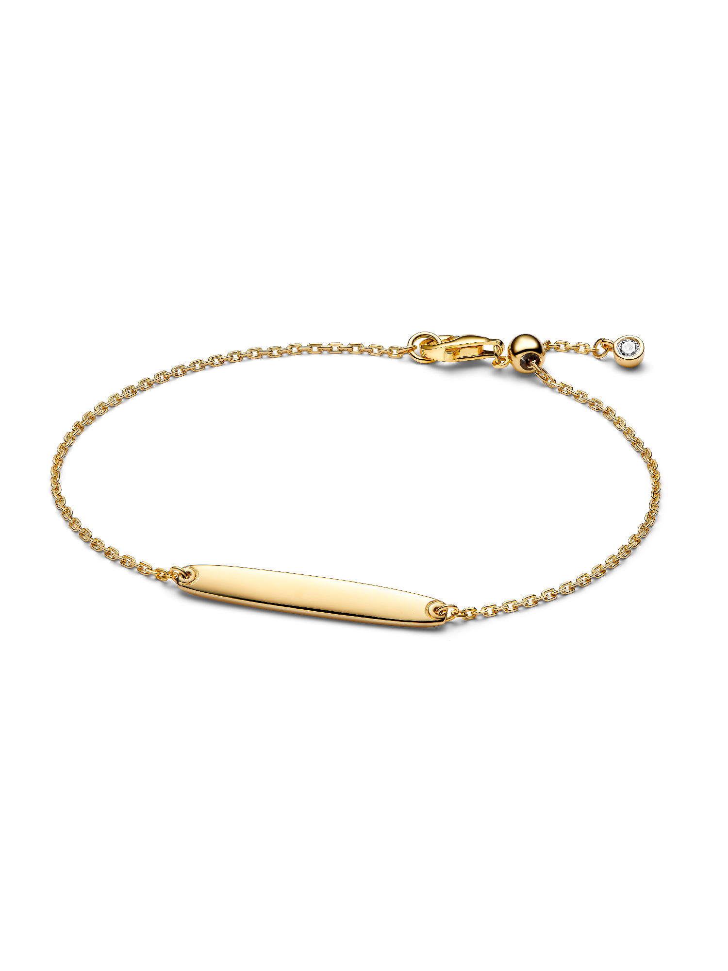 Pulseira de Corrente com Barra Gravável