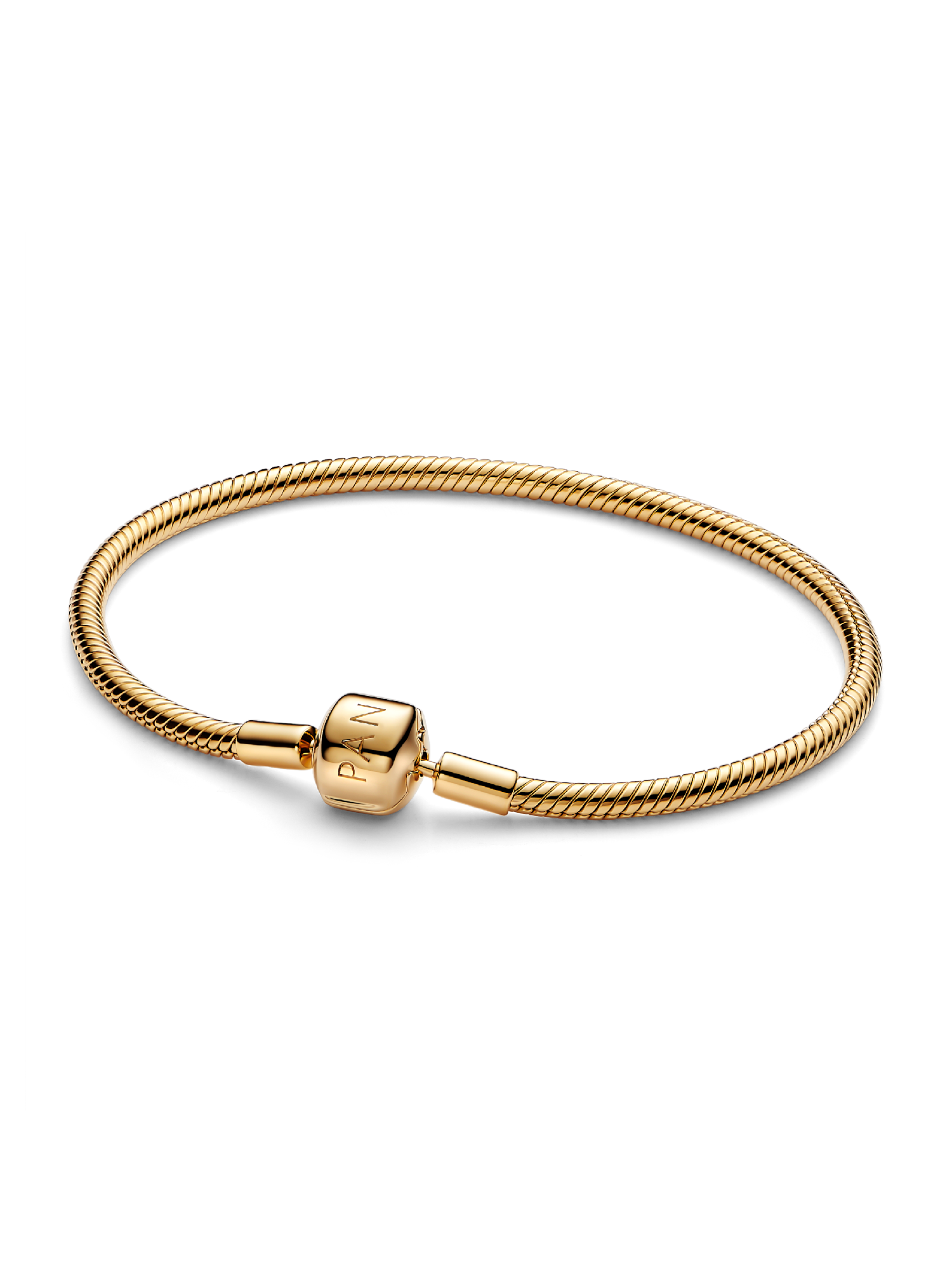Pulseira Malha Snake Fecho Barril