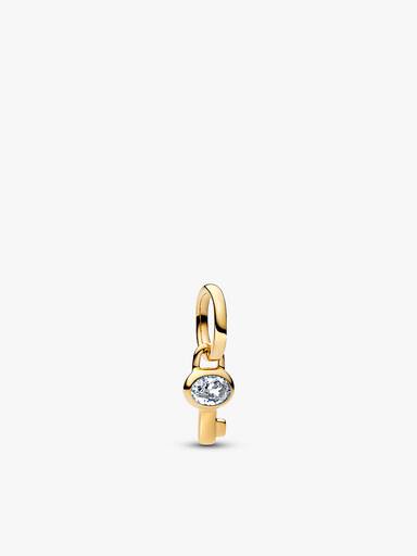 Conjunto de Presente Chave & Coração Dourado