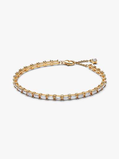 Pulseira de Ténis Baguette Cintilante