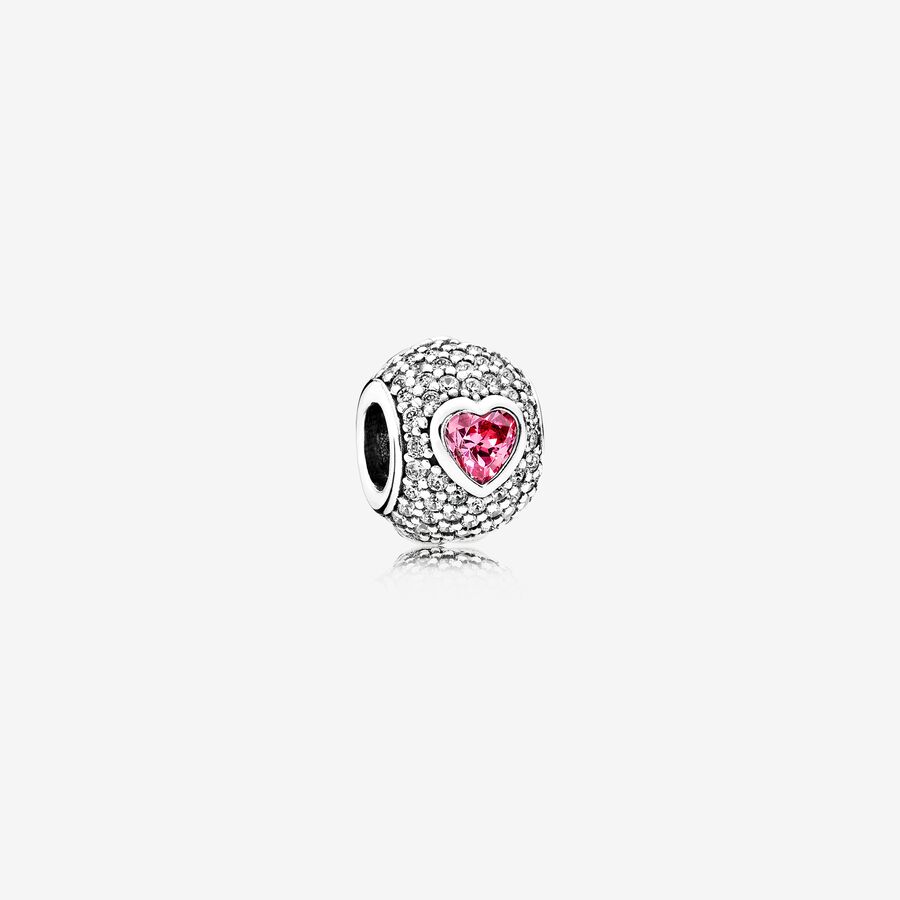 Conta Pavé Captivating Heart image number 0