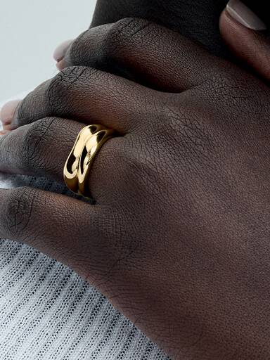 Anéis conjugáveis com design orgânico