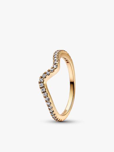 Conjunto de Anéis Sparkling Wave