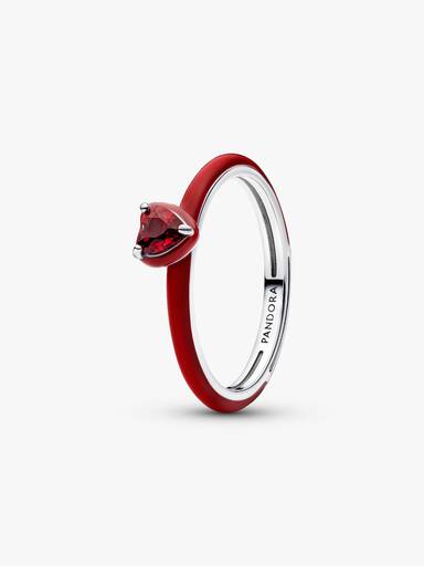 Anel Coração Chakra Vermelho