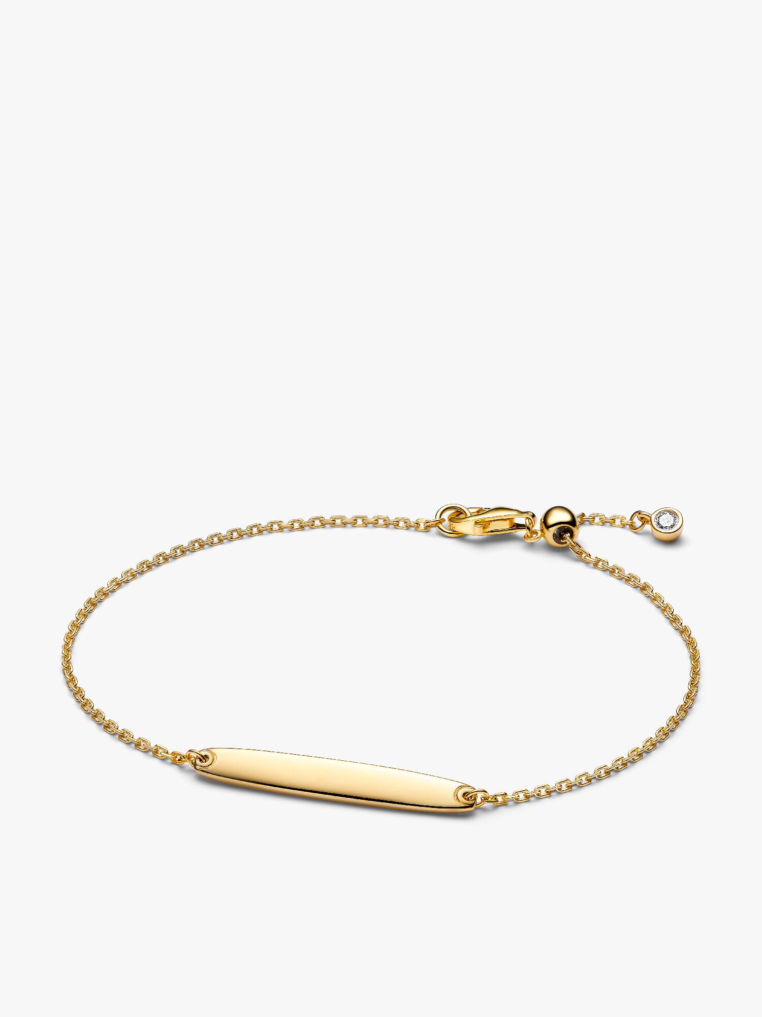 Pulseira de Corrente com Barra Gravável