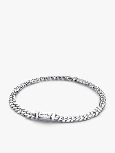 Conjunto de Presente Pulseira e Anel de Corrente Cubana