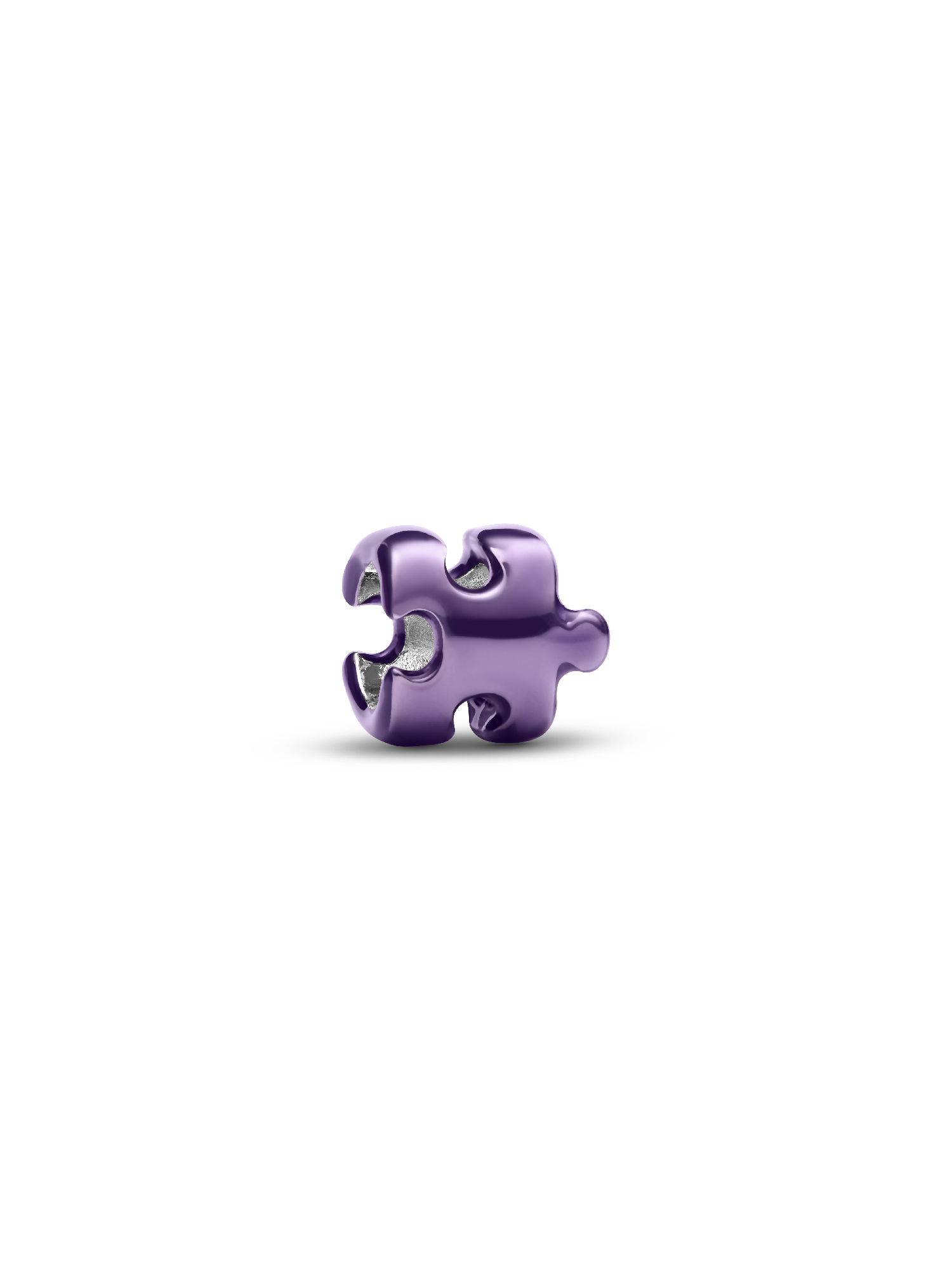 Mini Conta Peça de Puzzle Lilás