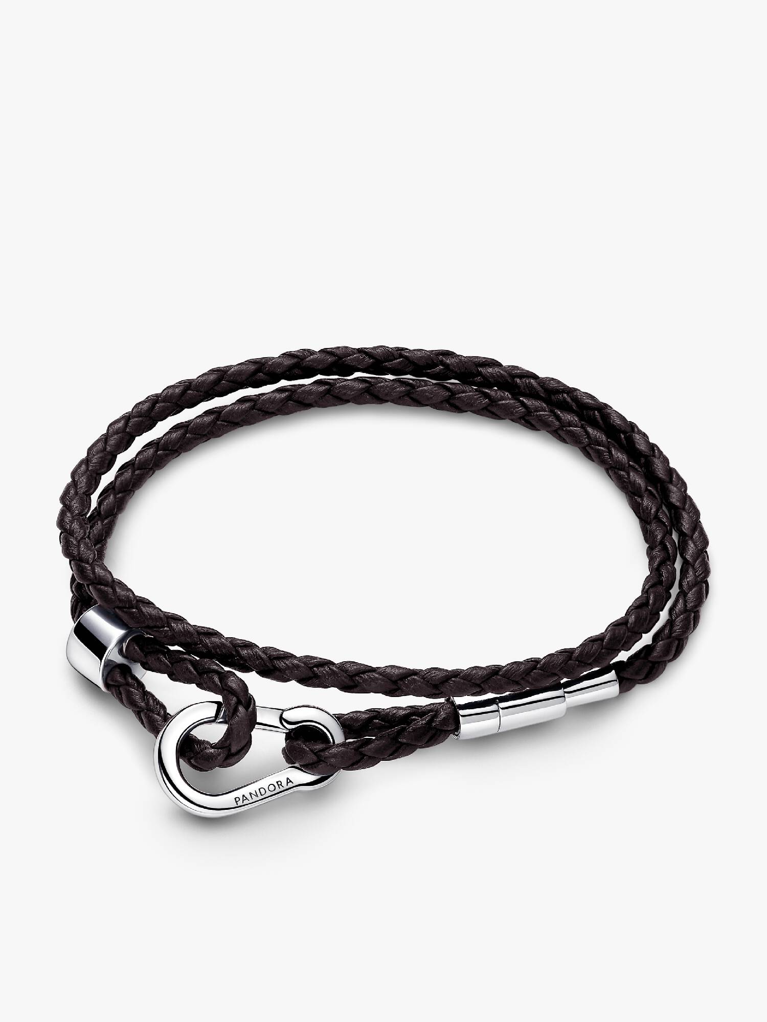 Pulseira dupla de couro Pandora Moments