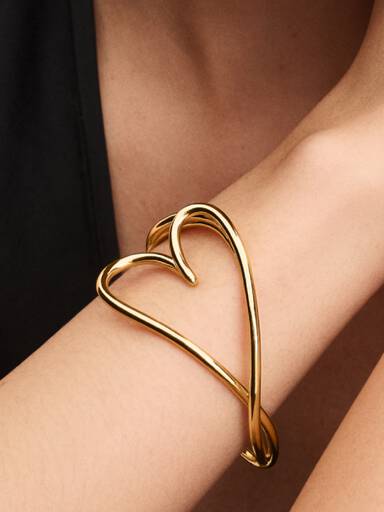 Pulseira Coração com Forma Orgânica