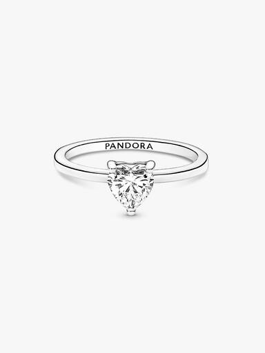 Anel Sparkling Heart Solitaire