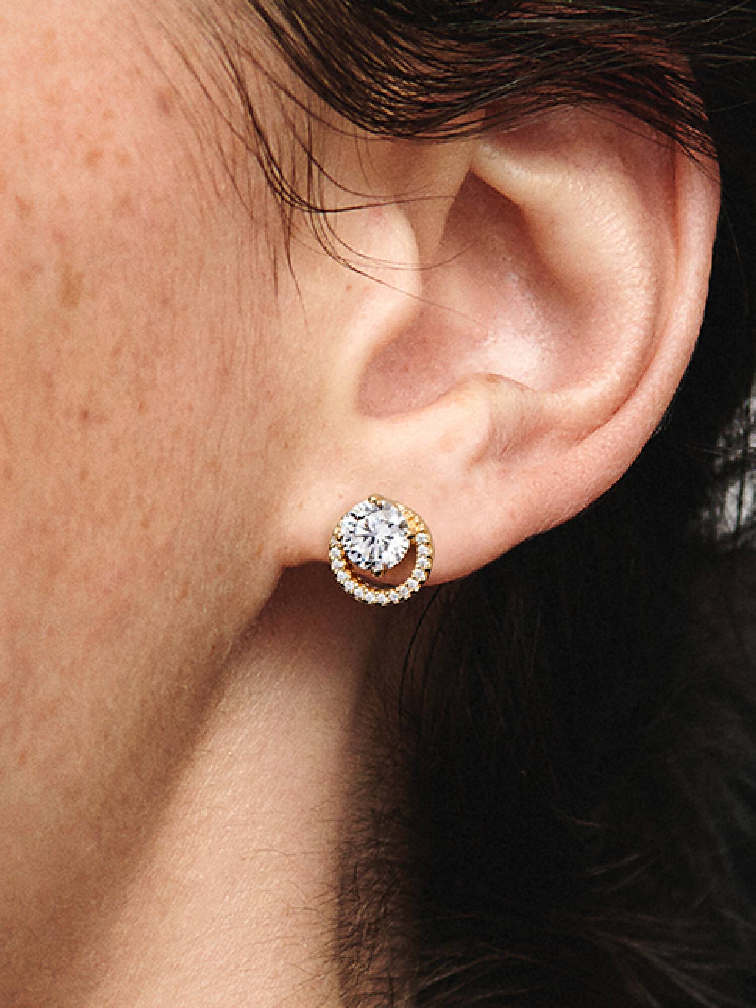 Argolas Sparkling Round Halo