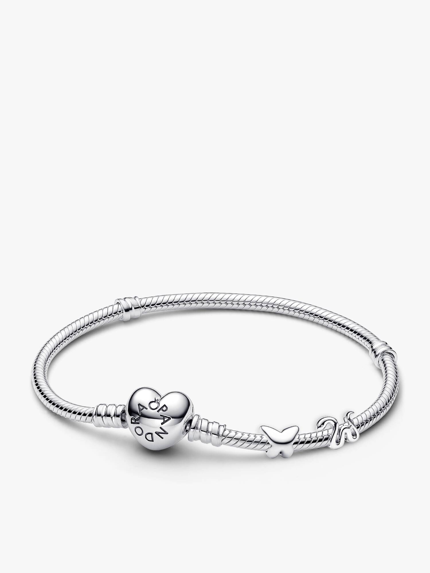 Conjunto Presente Pulseira com Charms Borboleta e Serpente