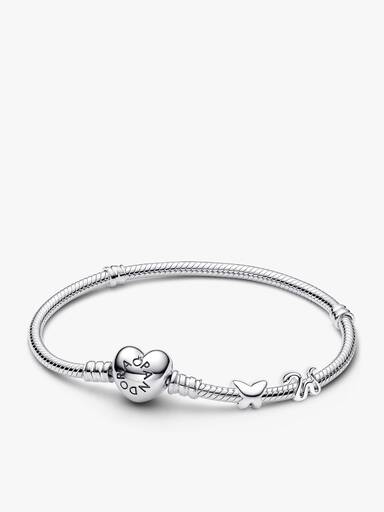 Conjunto Presente Pulseira com Charms Borboleta e Serpente