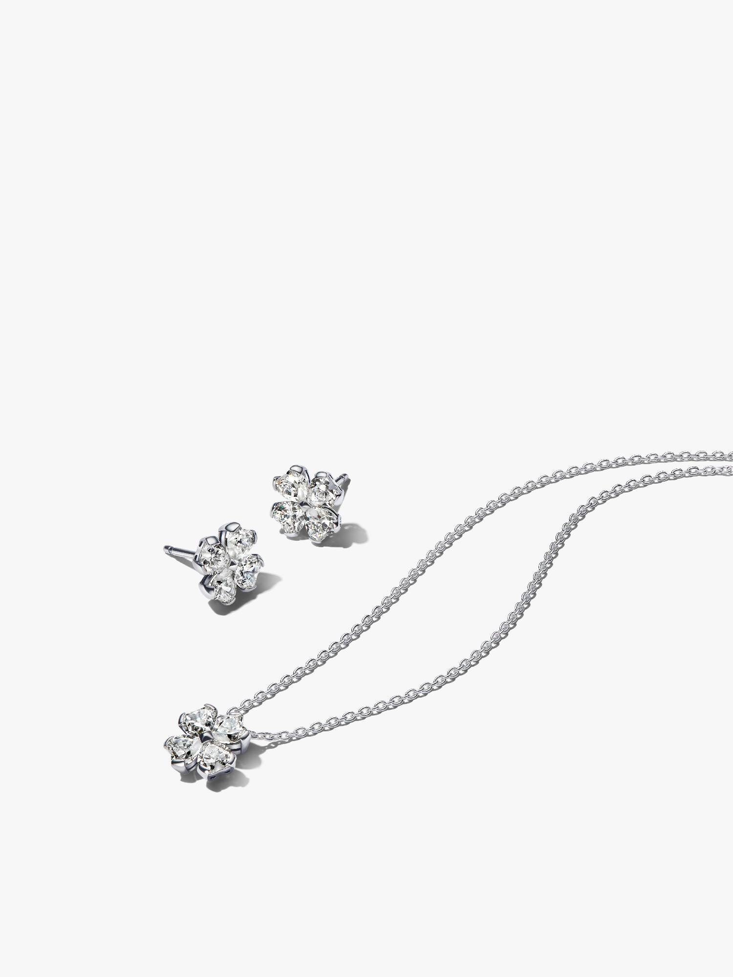 Gift Set Trevo da Sorte Brilhante Pandora Timeless