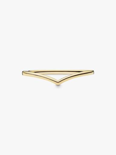 Anel Polido Wishbone
