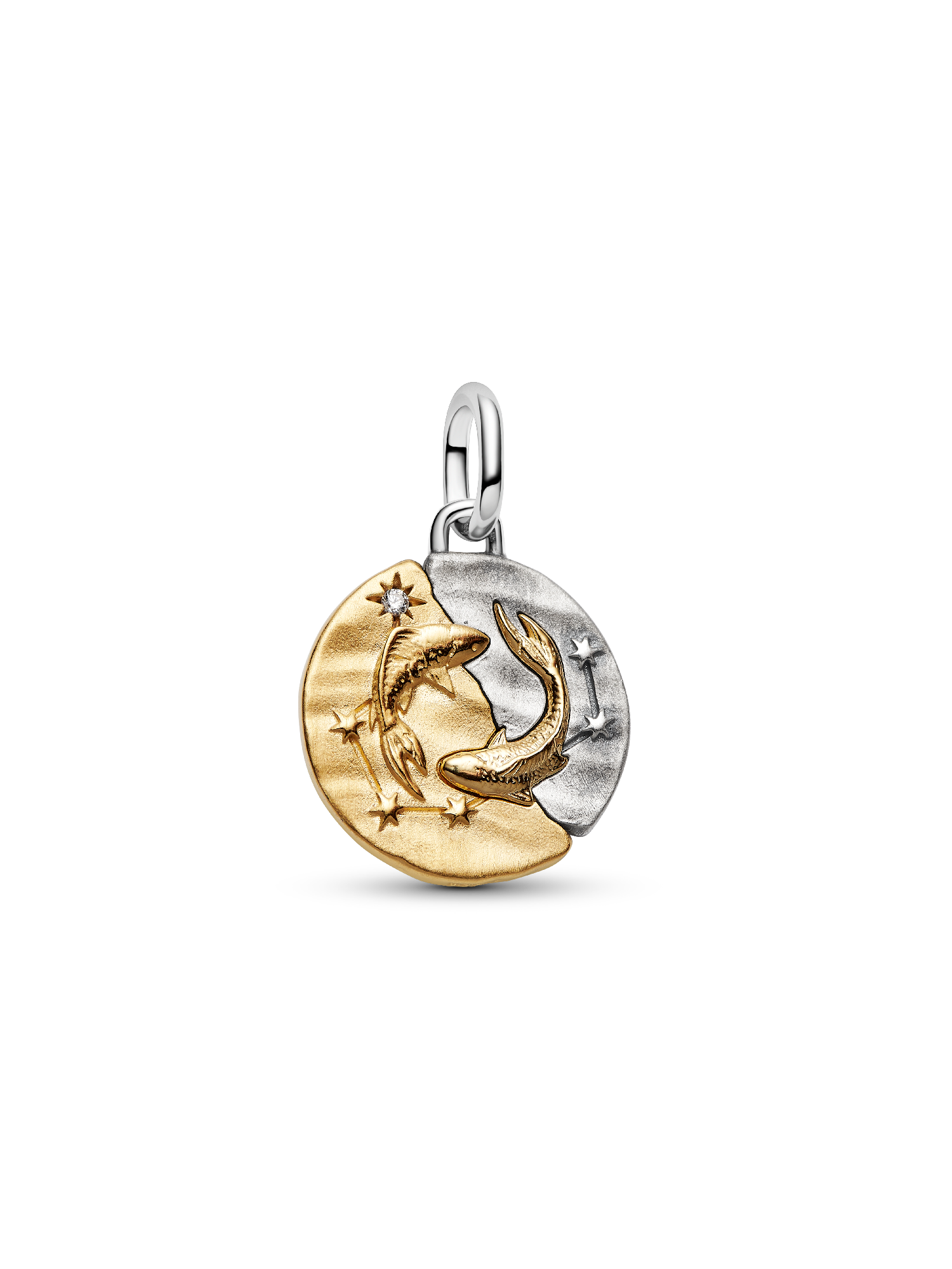 Conta Medalhão Zodíaco Peixes