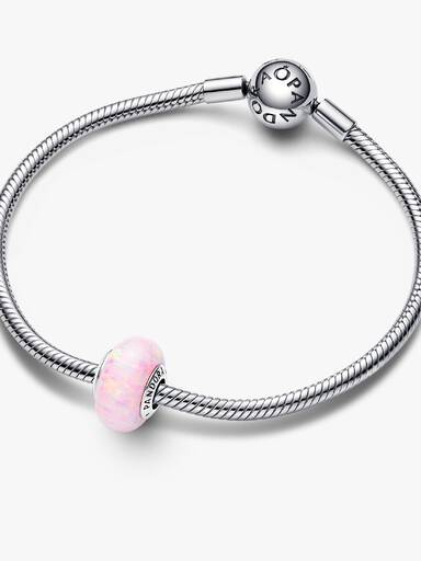 Conta Murano Rosa Opala