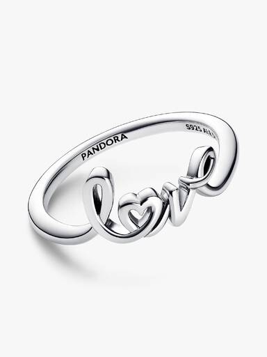 Anel Amor Escrito à Mão