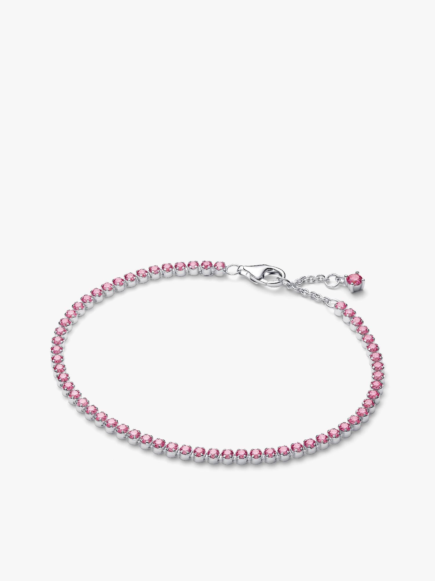 Pulseira de Ténis Pequena Rosa