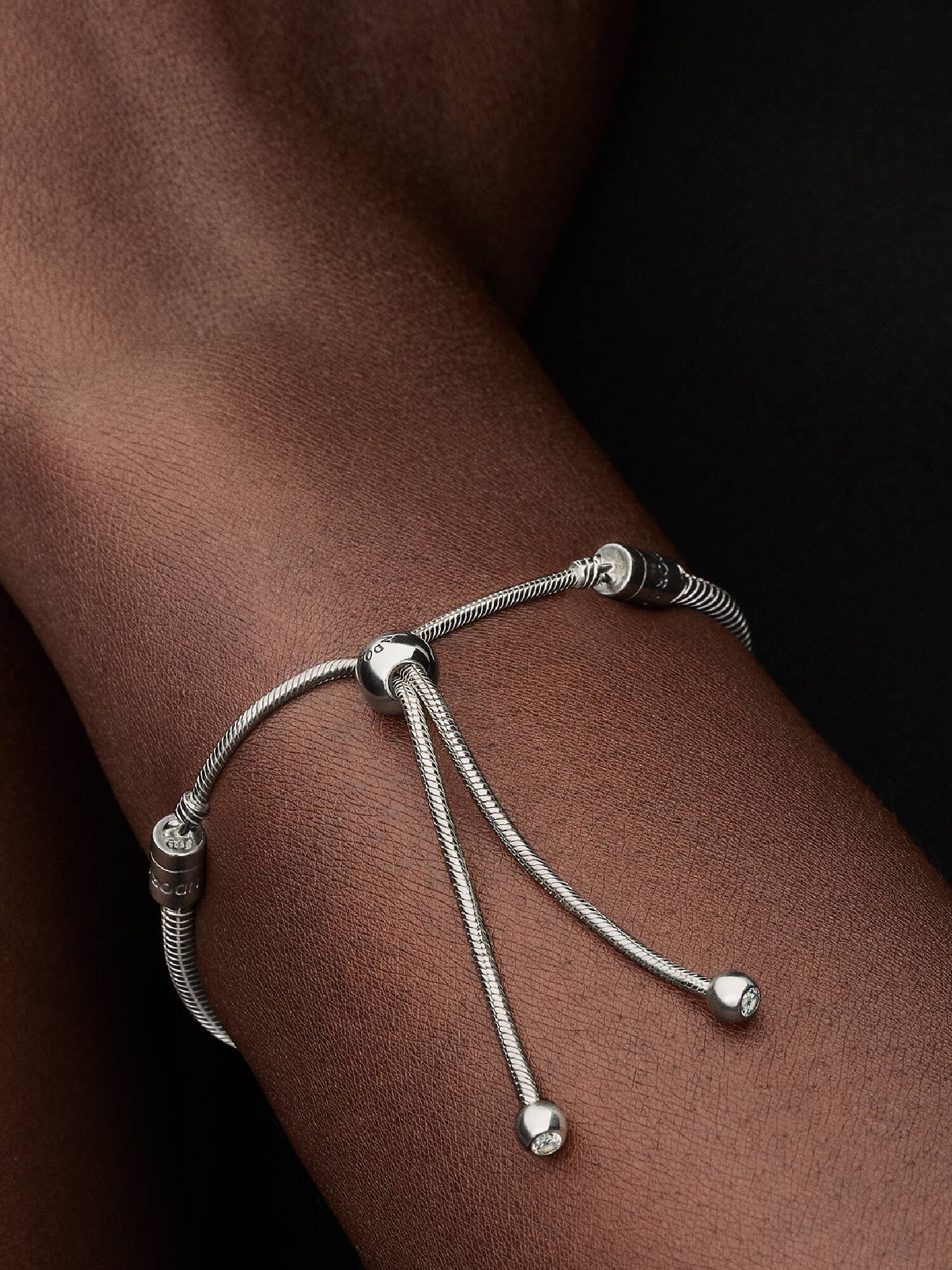 Pulseira Deslizante Malha Snake