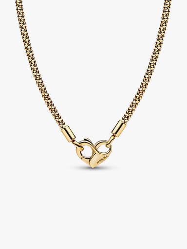 Colar de Corrente com Tachas