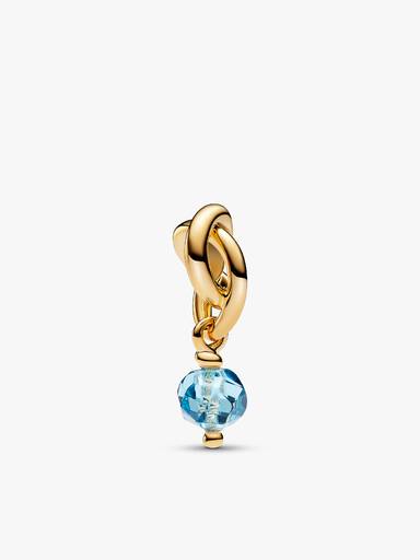 Gift Set Colar e Conta Círculo da Eternidade Azul