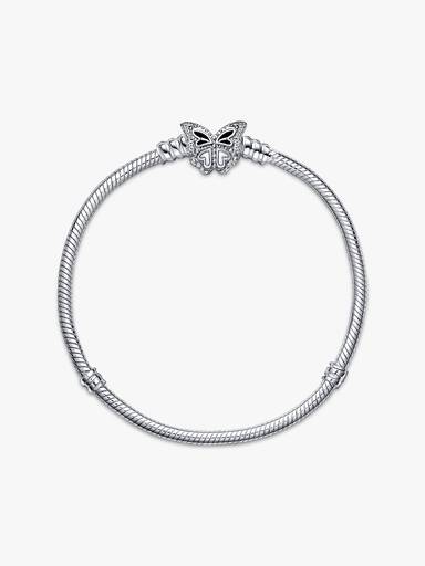 Pulseira Malha Snake com Fecho Borboleta