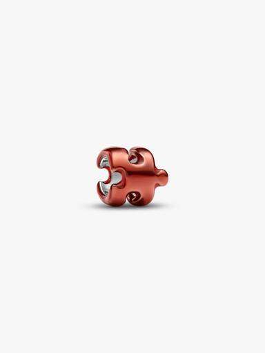 Mini Conta Peça de Puzzle Laranja