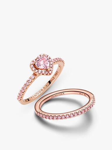 Conjunto de Anéis Brilhantes