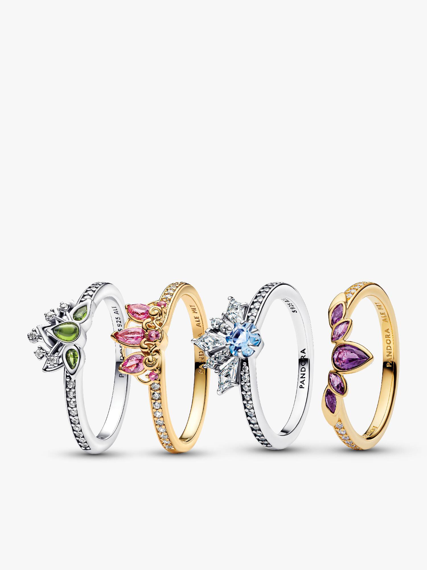 Conjunto de Presente Anéis Disney Princesas