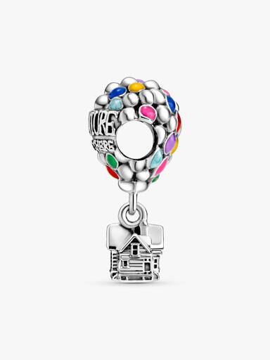 Conta Disney House & Balloons Prata