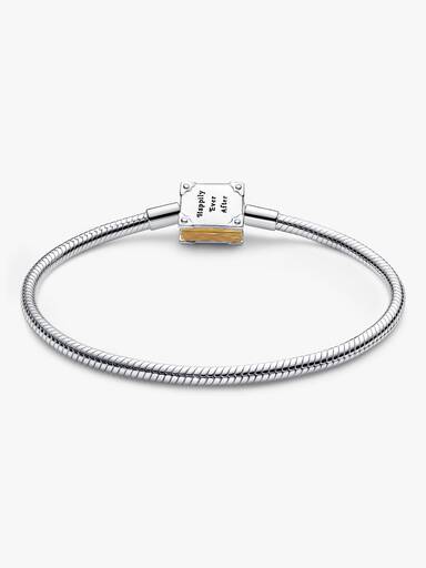 Pulseira Corrente Serpente Conto das Princesas Disney