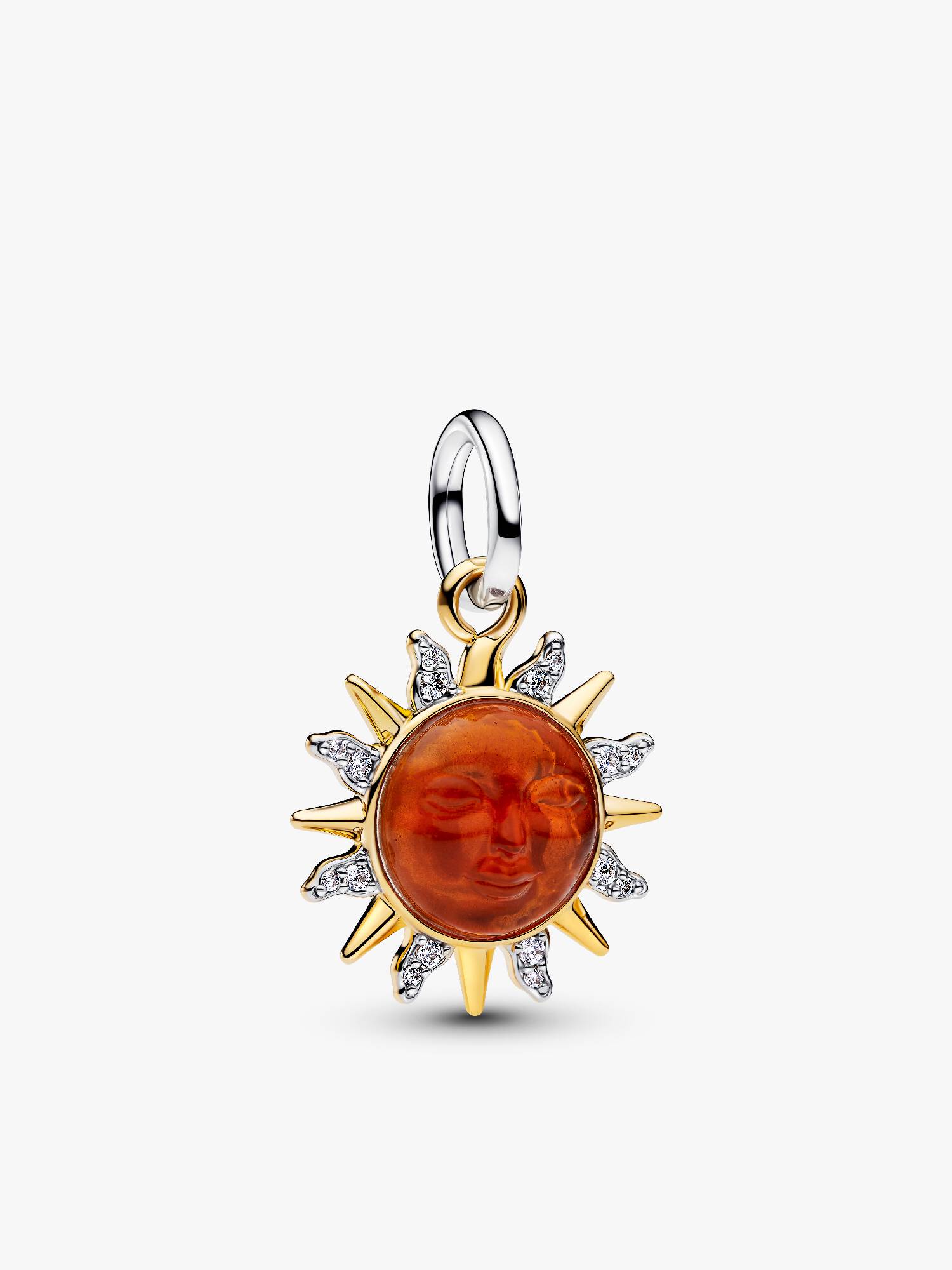 Conta Pendente Dois Tons Sol Rodopiante