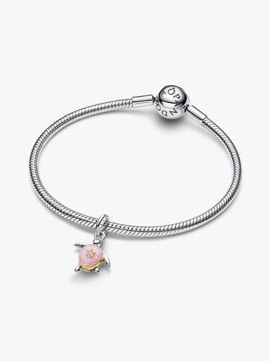 Conta Pingente Tartaruga Marinha Rosa Pandora Club 2026