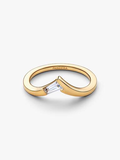 Anel Baguette Tiara