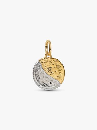 Conta Medalhão Sol e Lua