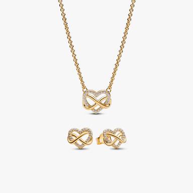 Conjunto de Presente Coração Infinito